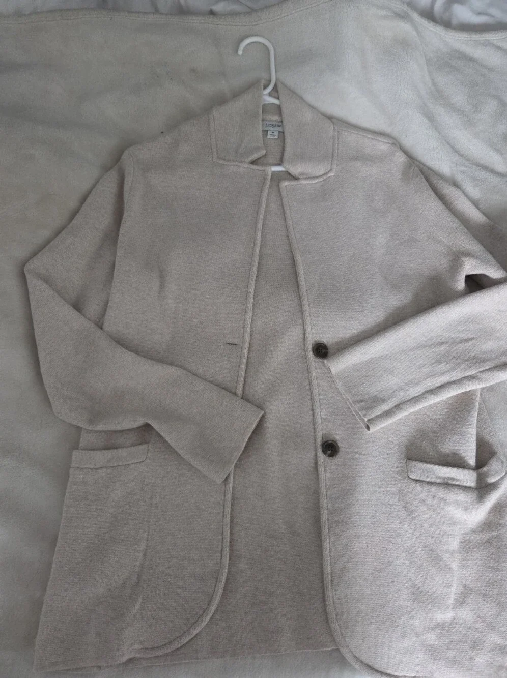 J.Crew Classic Knit Taupe Blazer